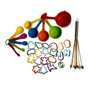 Baking Essentials Set 30pc "Kitchen Classroom" Multicolor RAINBOW SPRING Chef